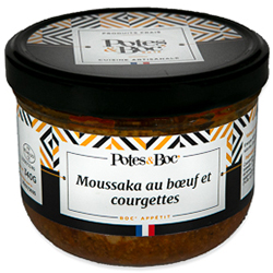 Moussaka courgettes et bœuf 