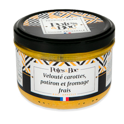 Velouté carottes, potiron, fromage frais