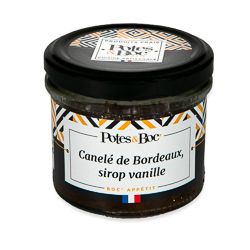 Canelé de Bordeaux, sirop de vanille