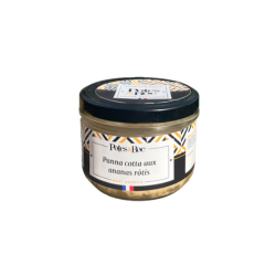 Panna cotta aux ananas rôtis
