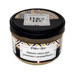 Panna cotta aux pommes caramélisées